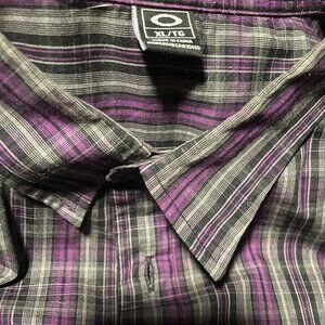 Two Men's Oakley Shirts